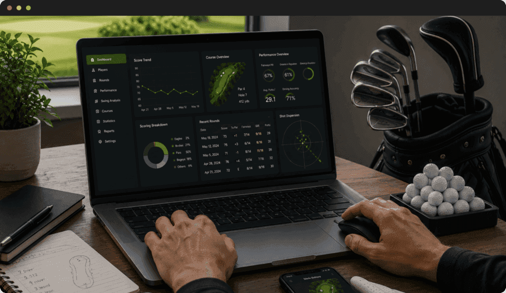 Communication platform for golf SaaS by ELITEX, image 4