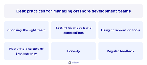 Best practices for managing offshore development teams
