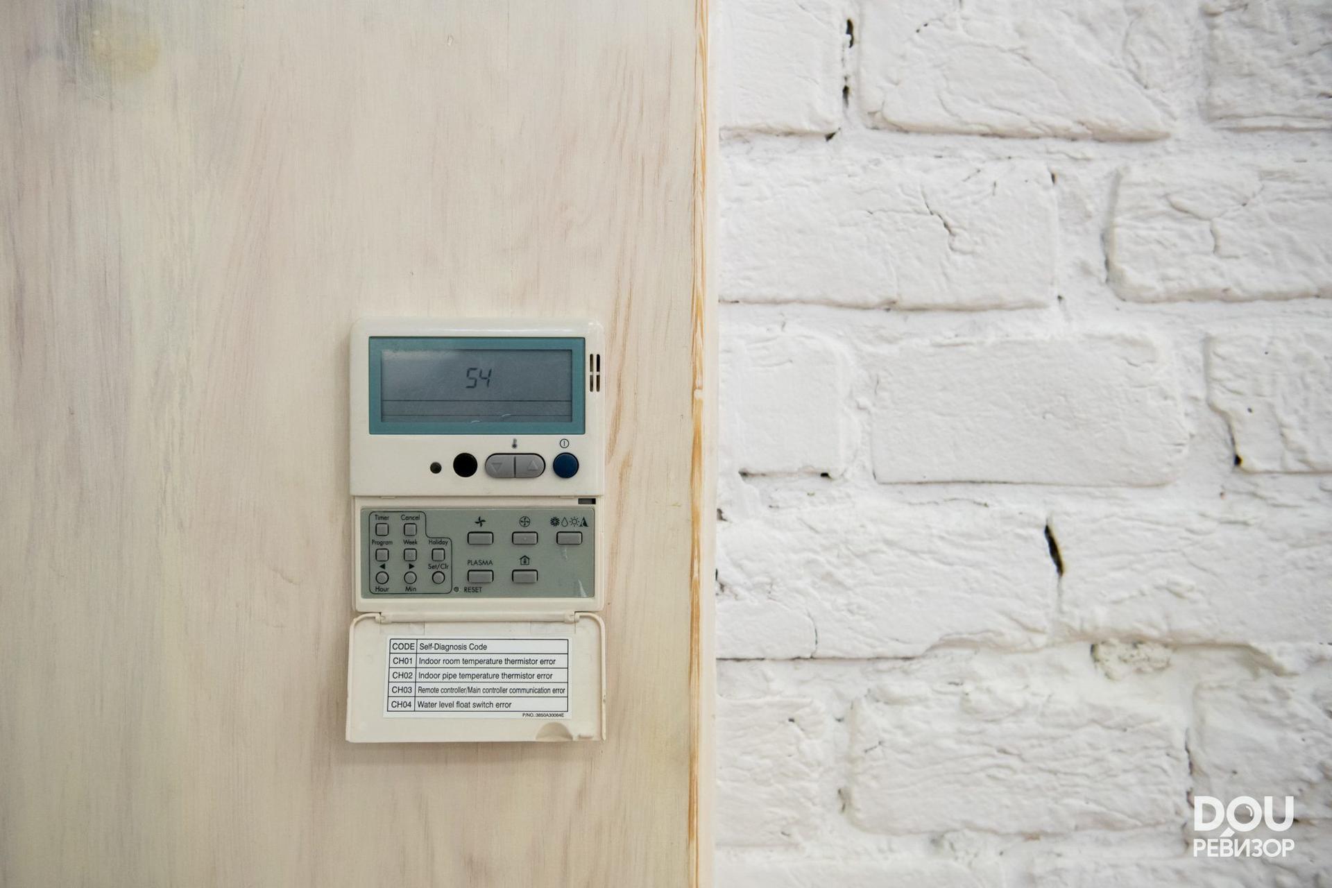 A ventilation control panels in ELITEX office