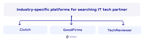 Industry-specific platforms for searching IT tech partner