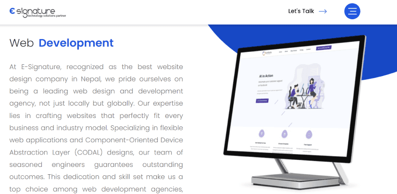 E-Signature JavaScript development company overview