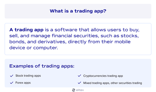 What is a trading app?