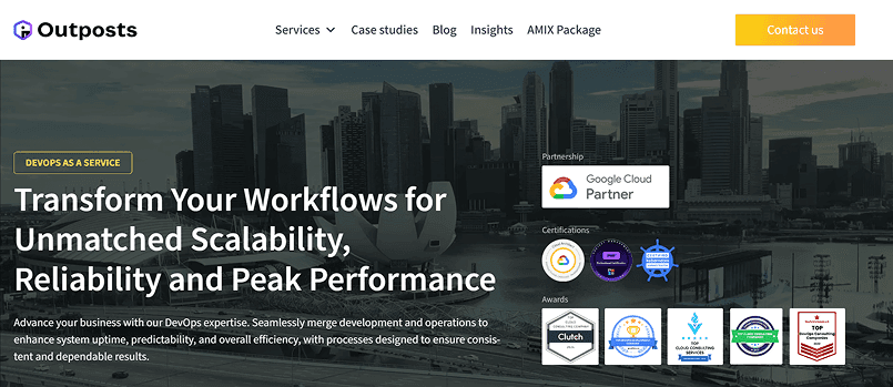 Top DevOps automation companies by ELITEX, Outposts