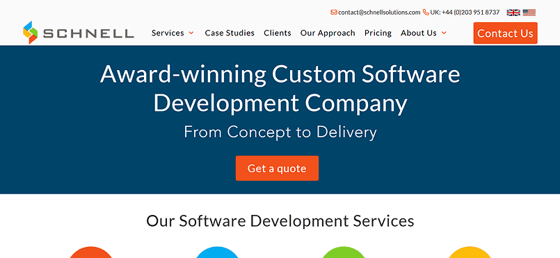 The list of the top 10 IT companies in the UK, image 5, Schnell Solutions
