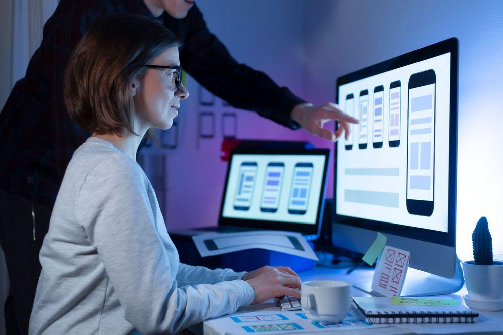 UI/UX Design and Development Services ELITEX, background image
