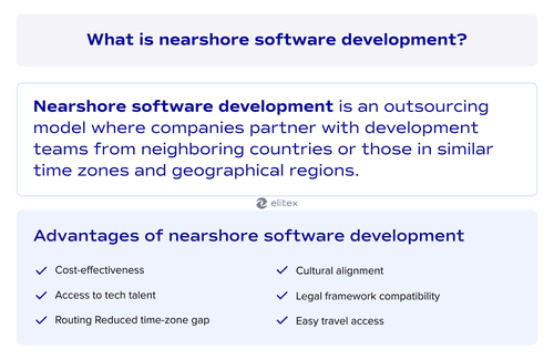 What is nearshore software development