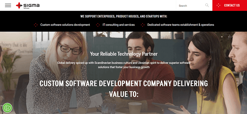 Top IT companies in Ukraine, image 9 Sigma software