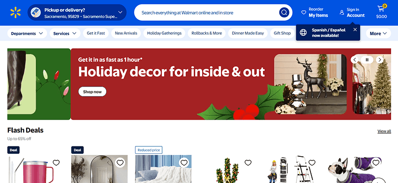Companies using Javascript, Walmart