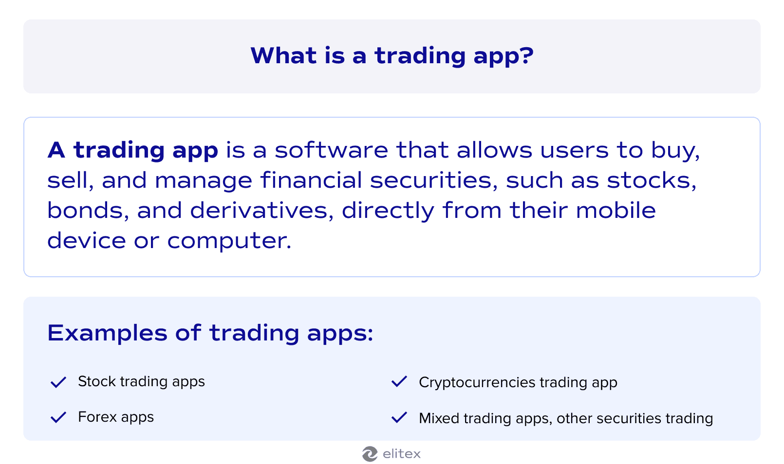 What is a trading app?