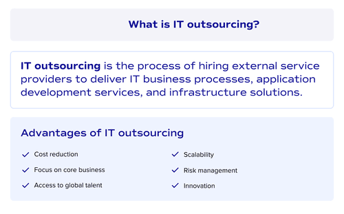 What is IT outsourcing?