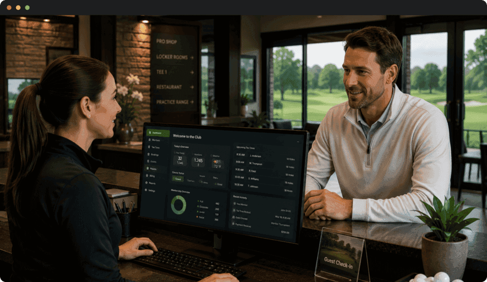 Communication platform for golf SaaS by ELITEX, image 5