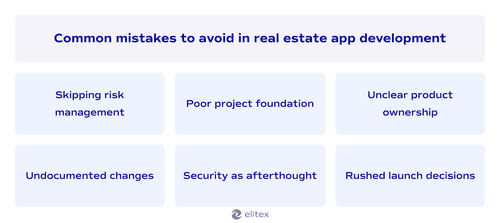 Common mistakes to avoid in real estate app development