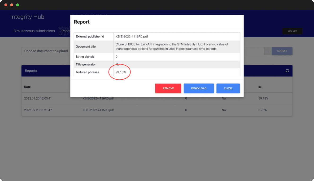 STM Integrity Hub Publishing Software Development Case Study, image 4