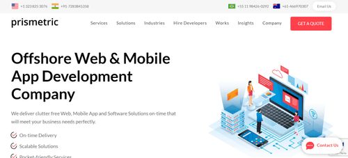 Prismetric in the list of IT services companies