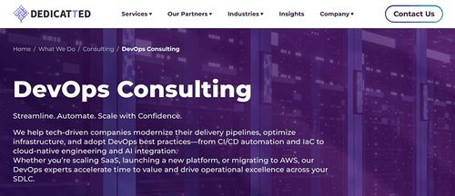 Top DevOps automation companies by ELITEX, Dedicatted