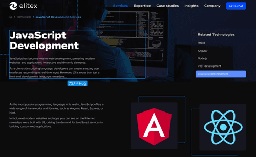 ELITEX JavaScript development company overview