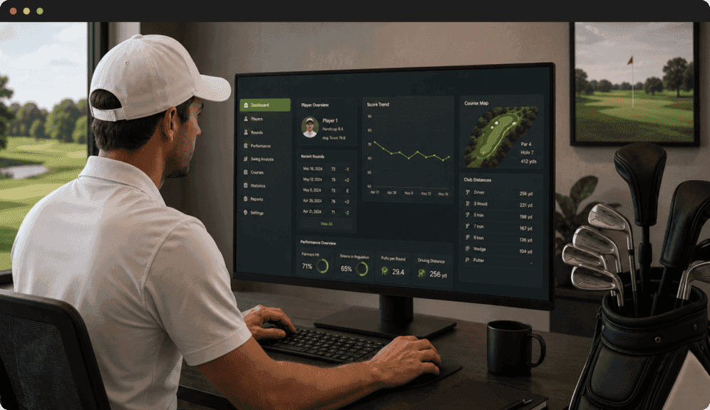 Communication platform for golf SaaS by ELITEX, image 3