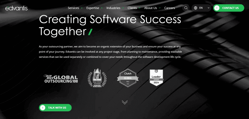 Edvantis as one of the top IT companies in the world