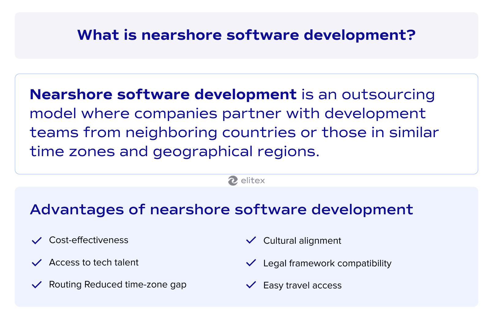 What is nearshore software development