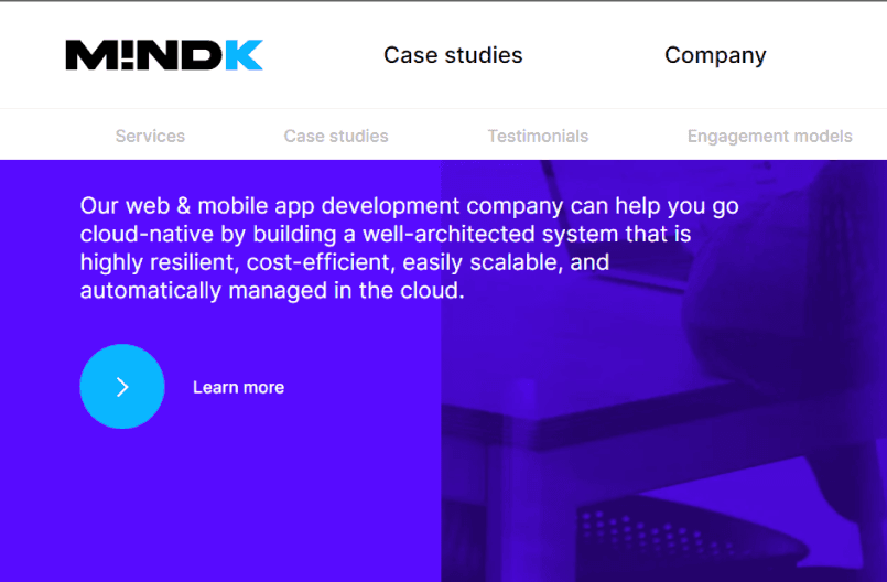 MindK JavaScript development company overview