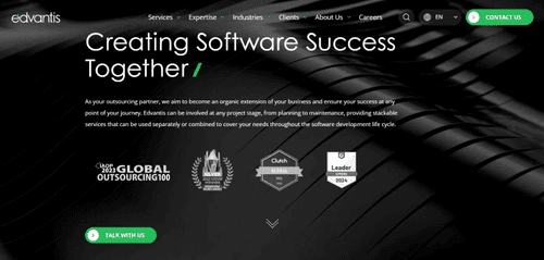 Edvantis as one of the top IT companies in the world