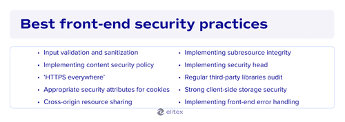 Best front-end security practices
