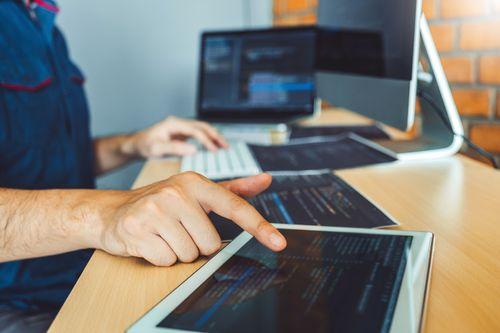 Custom Web Development Services ELITEX, background image