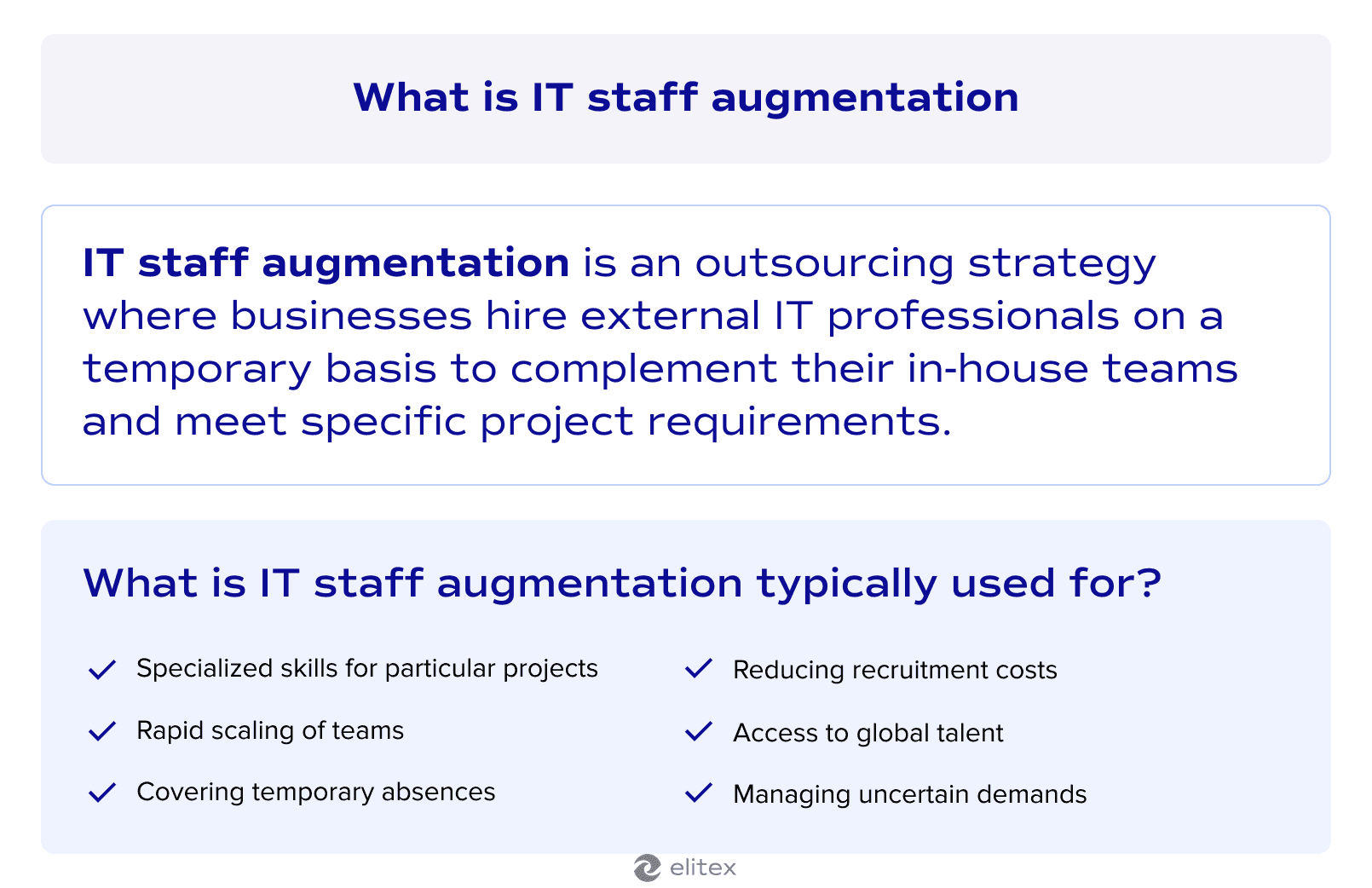 What is IT staff augmentation?