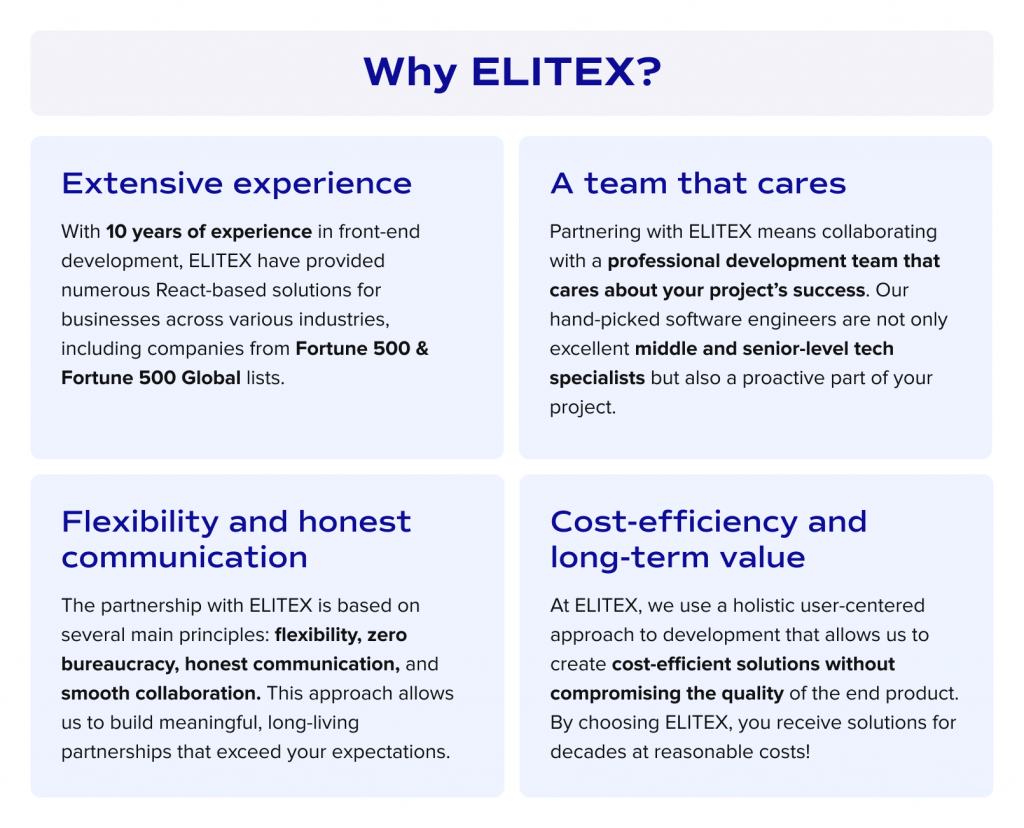 Why ELITEX?